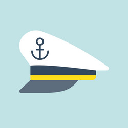 Vintage captain hat Royalty Free Vector Image - VectorStock