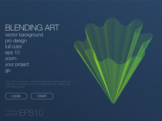 futuristic user interface ui technology vector image