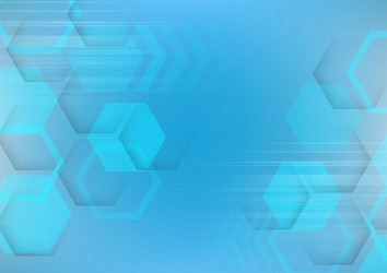 abstract cube hexagon shape background digital vector image