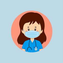 avatar of a nurse character vector