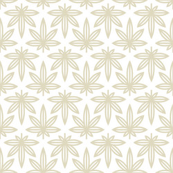 Green cannabis leaves seamless pattern Royalty Free Vector