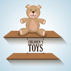 toy design childhood and game concept vector