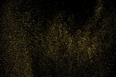 Luxury gold glitter particles on black background Vector Image