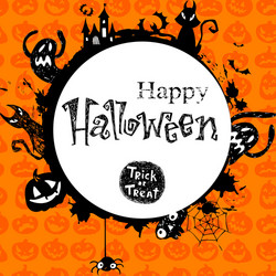 Halloween frame Royalty Free Vector Image - VectorStock