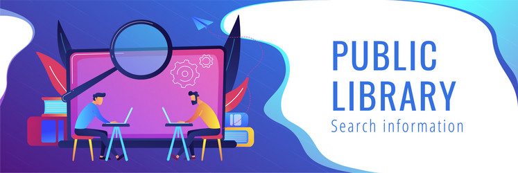 Academic laboratory header banner Royalty Free Vector Image