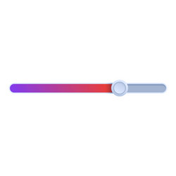 horizontal slider showing progress with gradient vector image