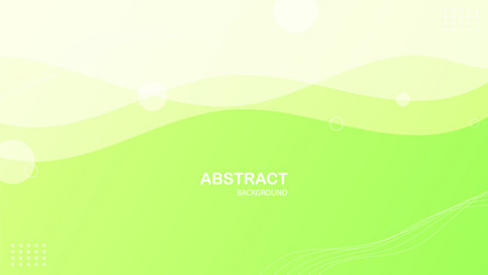 Abstract modern green fluid gradient background Vector Image