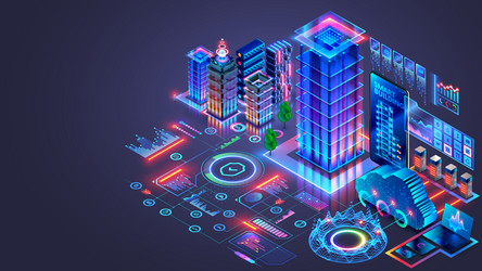 development architecture ai computer systems vector image