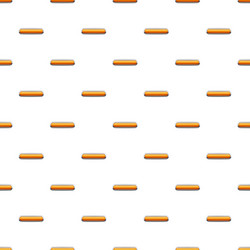 Gold rectangular button pattern vector