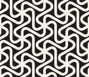 seamless pattern repeating geometric elements vector image