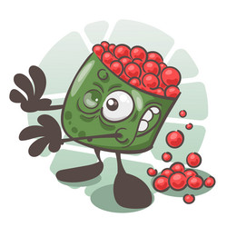 sushi zombie a fun cartoon character isolated