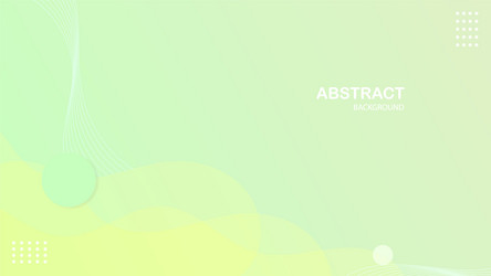 Abstract modern green fluid gradient background Vector Image