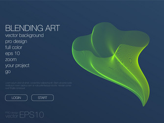 futuristic user interface ui technology vector image