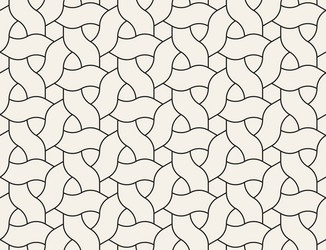 seamless pattern repeating geometric elements vector image