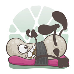 sushi zombie a fun cartoon character isolated