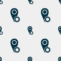 map pointer setting icon sign seamless abstract vector image