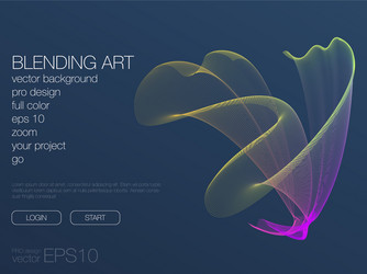 futuristic user interface ui technology vector image