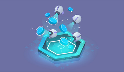 software development concept of programming data vector image