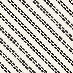black and white irregular rounded dashed lines vector image