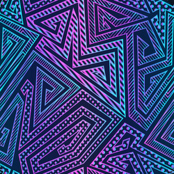 Bright geometric seamless pattern Royalty Free Vector Image