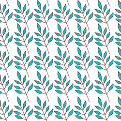 Seamless background pattern with leaf plants vector