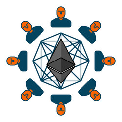 Etherium pool extraction of cryptocurrency mining vector