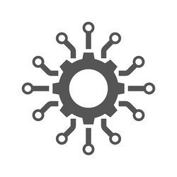 data integration icon framework or technology vector image