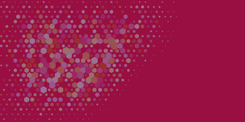 geometric multi size hexagon with color vector image
