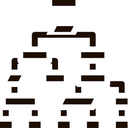 structure computer system icon vector image
