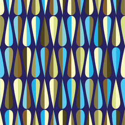 Abstract Drop Pattern - Retro Style vector image