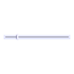 minimalist loading bar with slider at minimum vector image