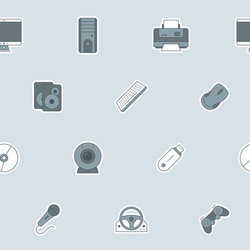 Electronic Devices Background 01 Royalty Free Vector Image