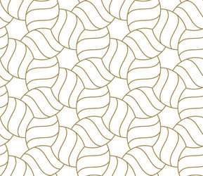 Seamless pattern with abstract geometric line vector