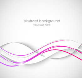 Abstract red wave background Royalty Free Vector Image