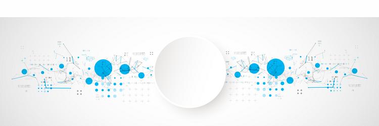 technology background with plexus effect big data vector image
