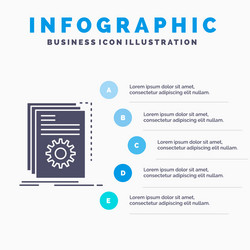 App build developer program script infographics vector