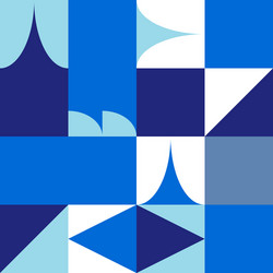 Minimal geometric pattern design vector