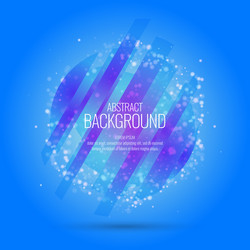abstract background with dynamic particles vector image