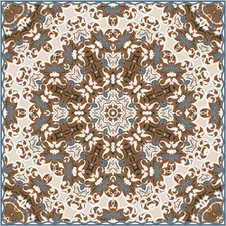 delicate colored handkerchief Vector Image