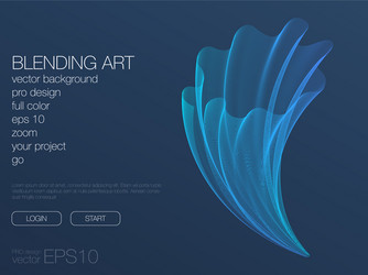 futuristic user interface ui technology vector image