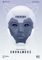 robot with artificial intelligence working vector image
