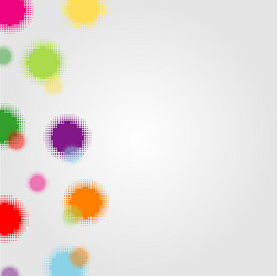 background with halftone patterns vector image