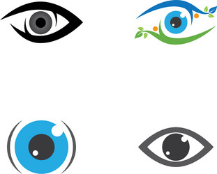 Hand drawn doodle eye pain icon isolated Vector Image