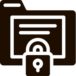 padlock site coding system icon vector