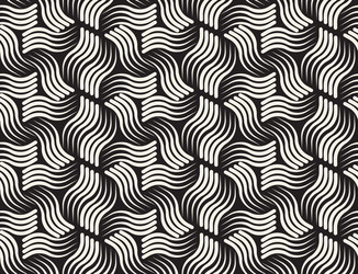 seamless pattern repeating geometric elements vector image