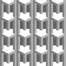 Seamless pattern with rectangulars and columns vector