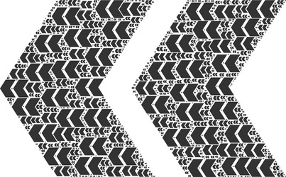 shift left recursive mosaic itself icons vector image
