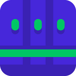 Stack book files icon design simple clean vector