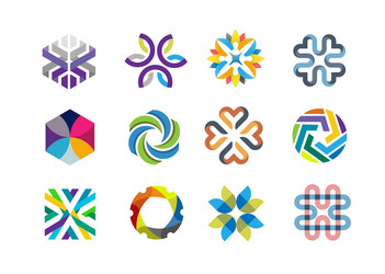 Color decorative symbol vector