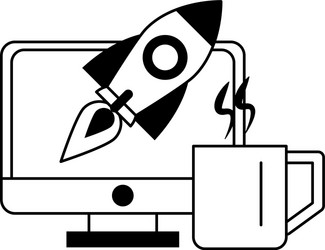 Technology device cartoon Royalty Free Vector Image